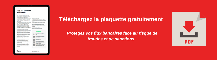 Plaquette Sage XRT Solutions - Anti-Fraude